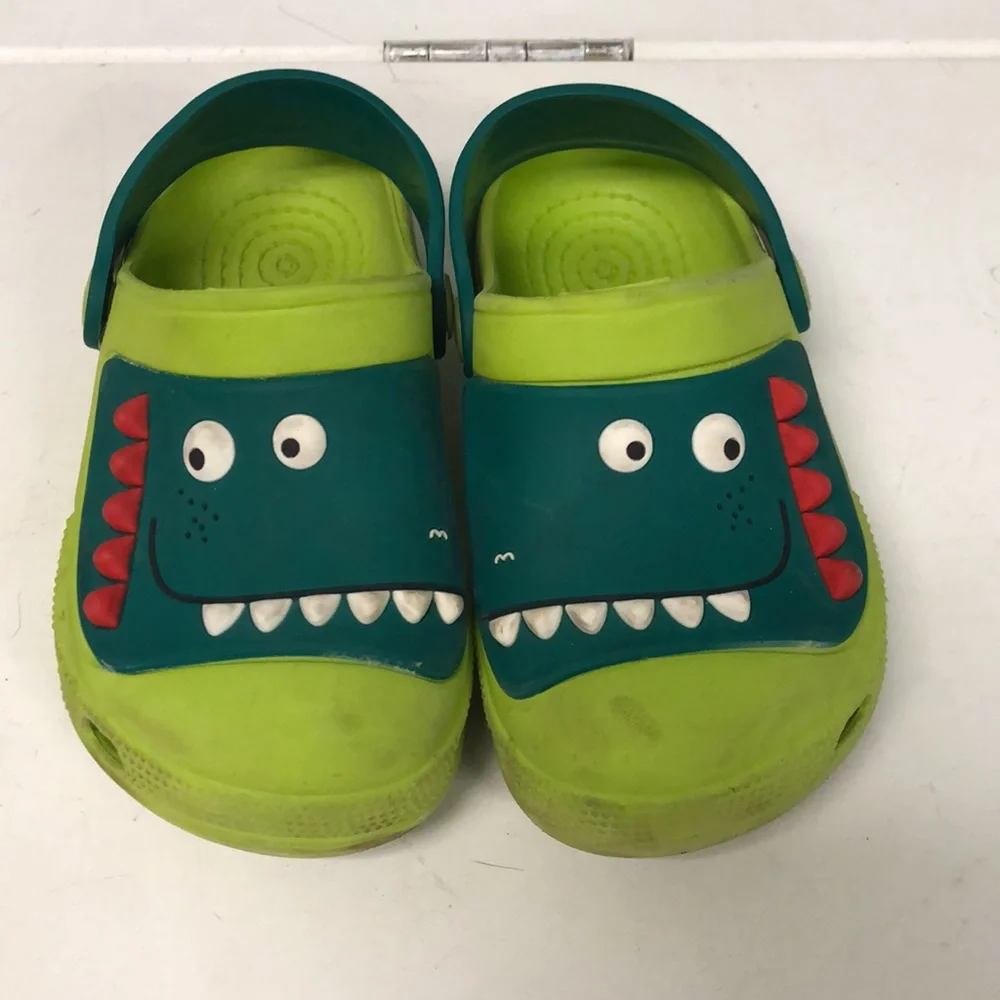 Children Territory kids slipper Dinosaur rubber‎ water shoes sandals size 2